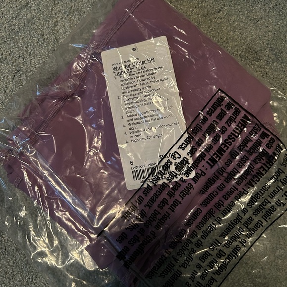 Lululemon Wunder Under 25” FLUX Wisteria Purple - Picture 8 of 8
